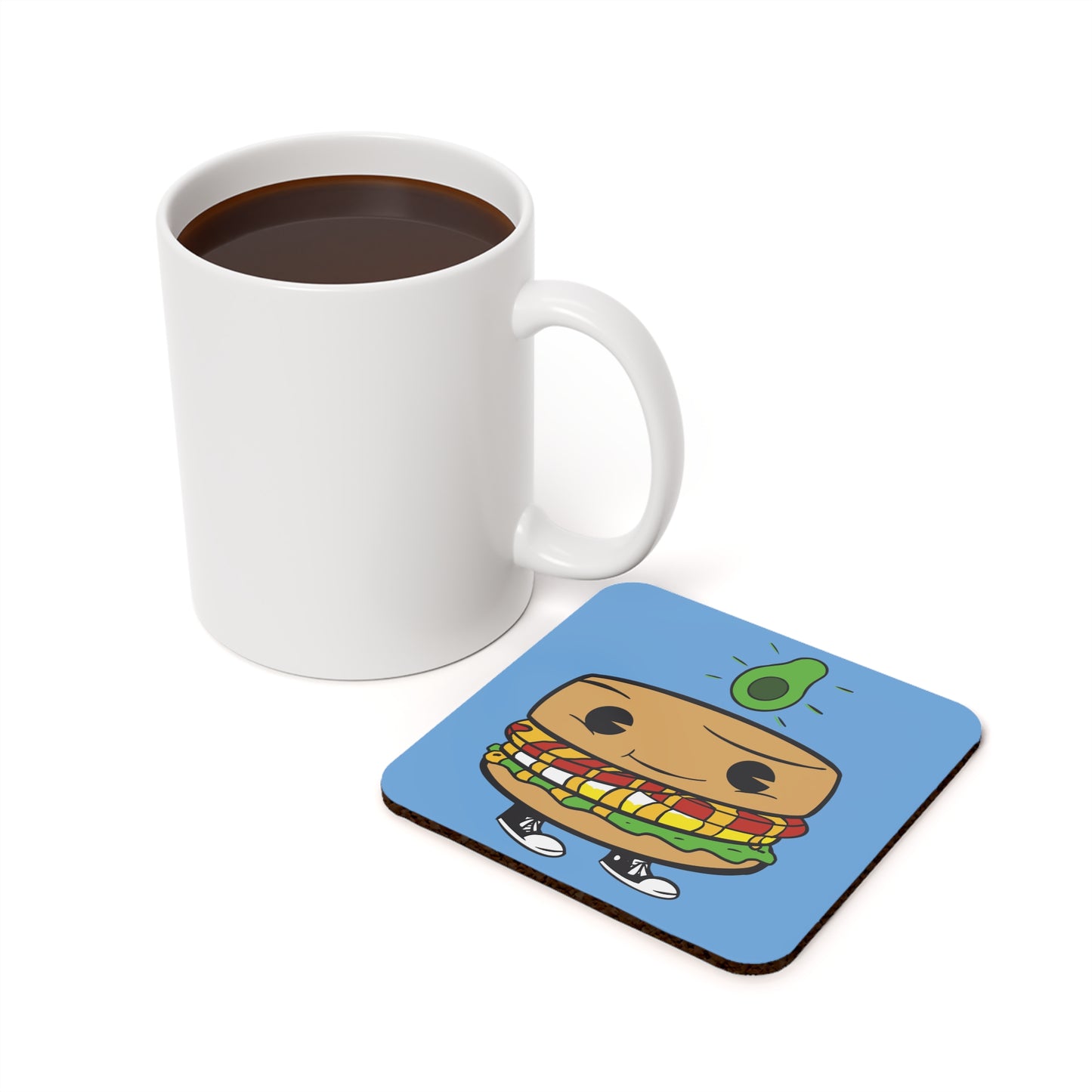 Avocado Toast - Cork Back Coaster