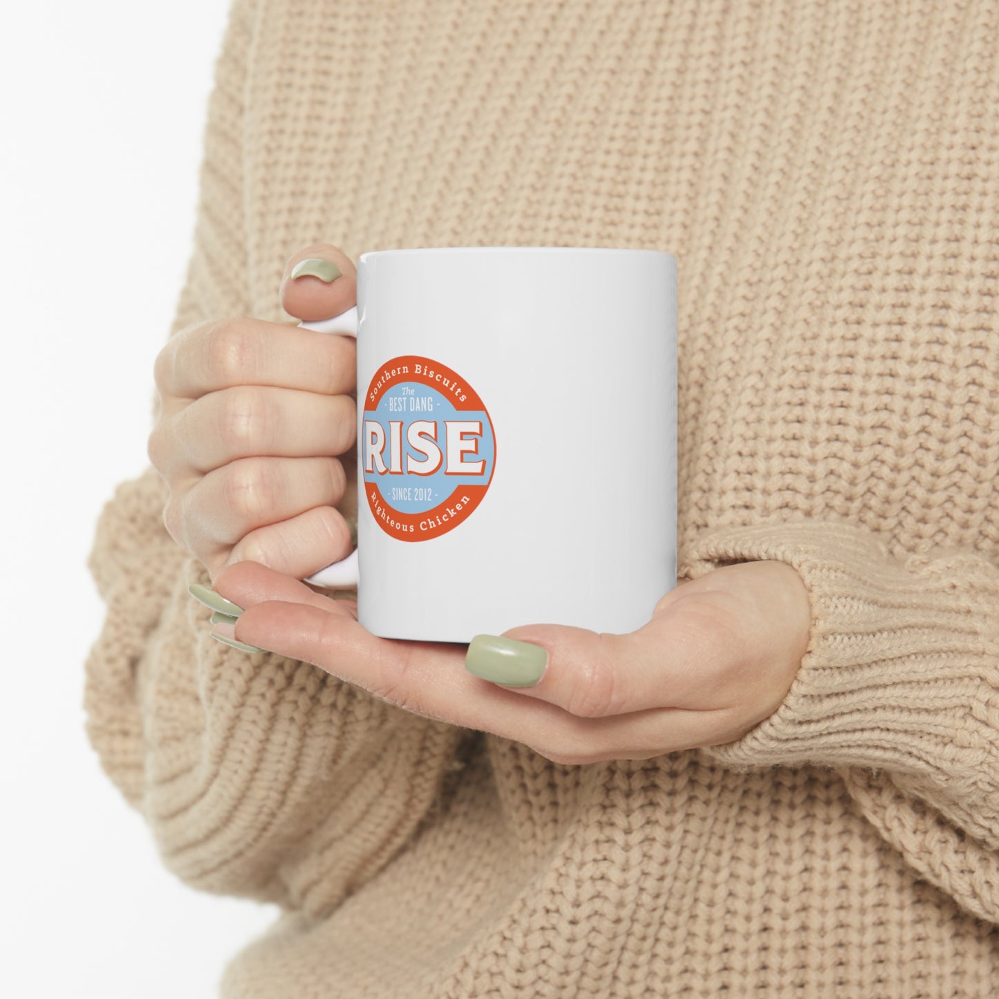 Fried Green Tomato Biscuit - Rise Ceramic Mug 11oz
