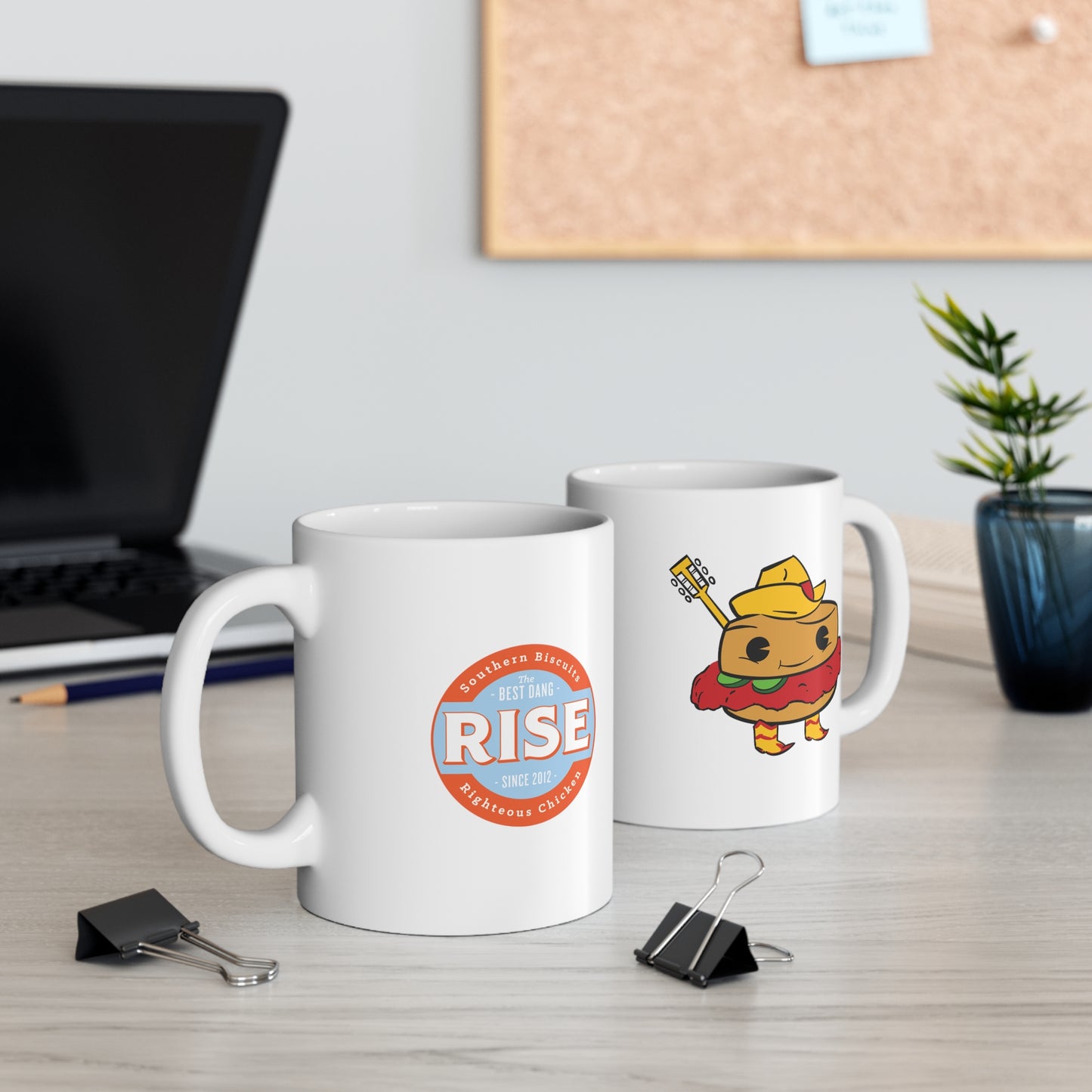 Nashville Hot Chicken Biscuit - Rise Ceramic Mug 11oz