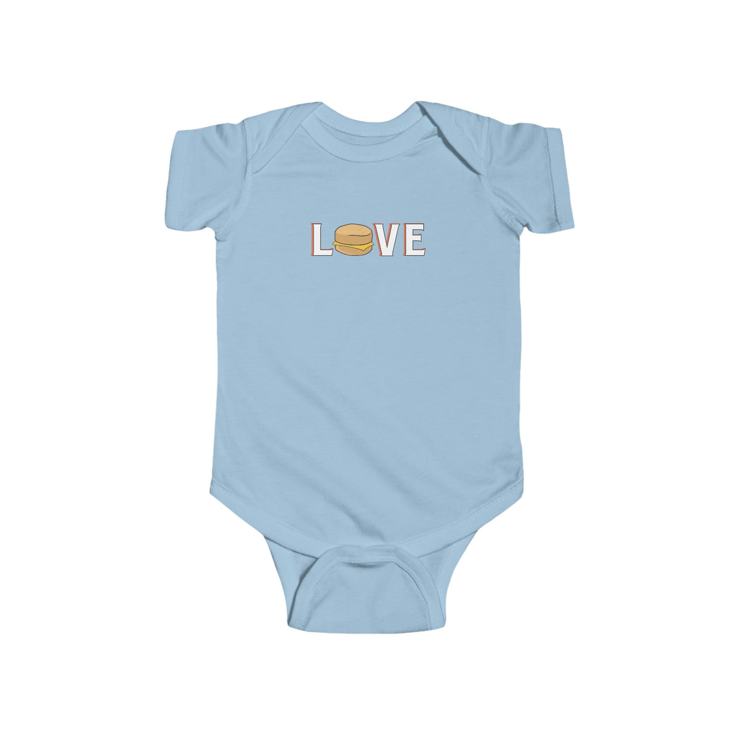 Rise - Biscuit Love - Infant Bodysuit - Light Blue