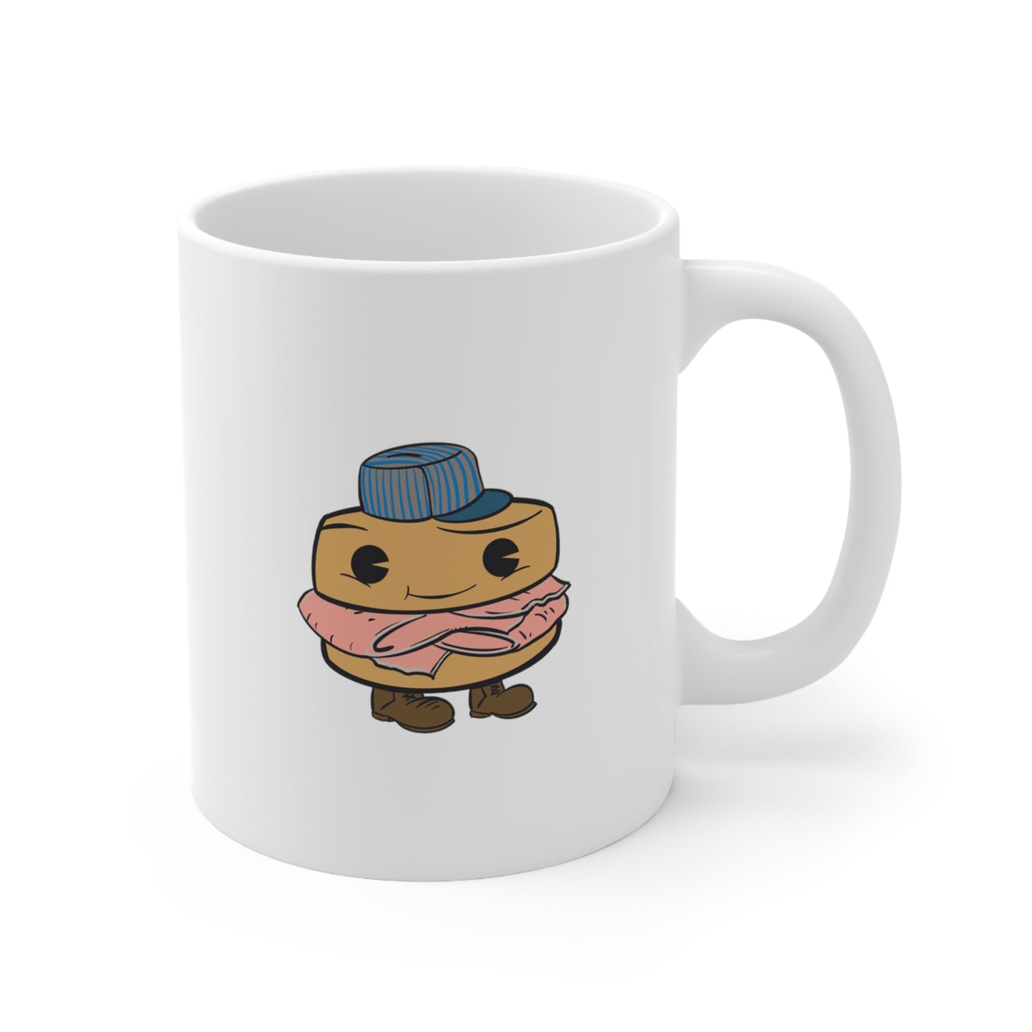 Country Ham Biscuit - Rise Ceramic Mug 11oz