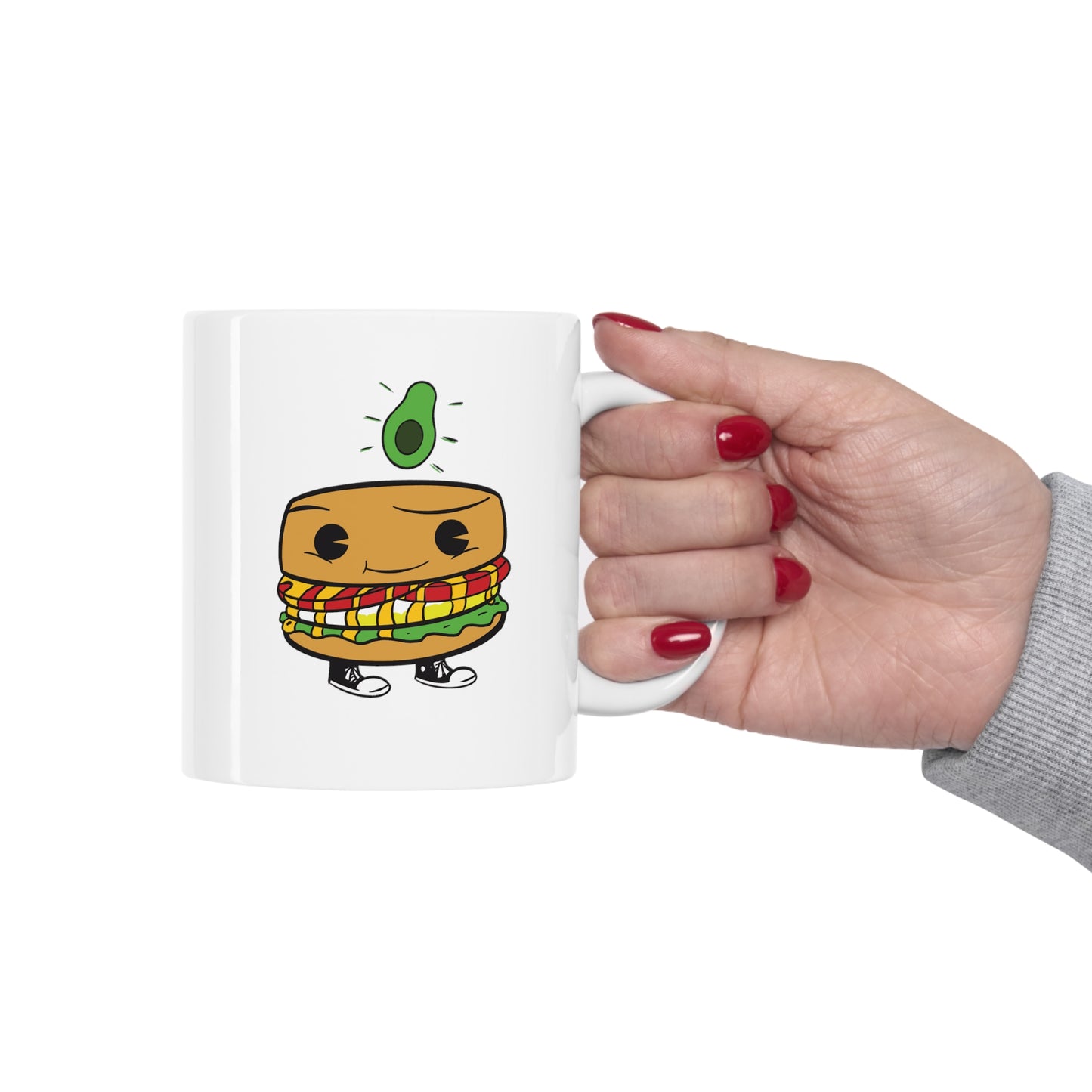 Avocado Toast Biscuit - Rise Ceramic Mug 11oz