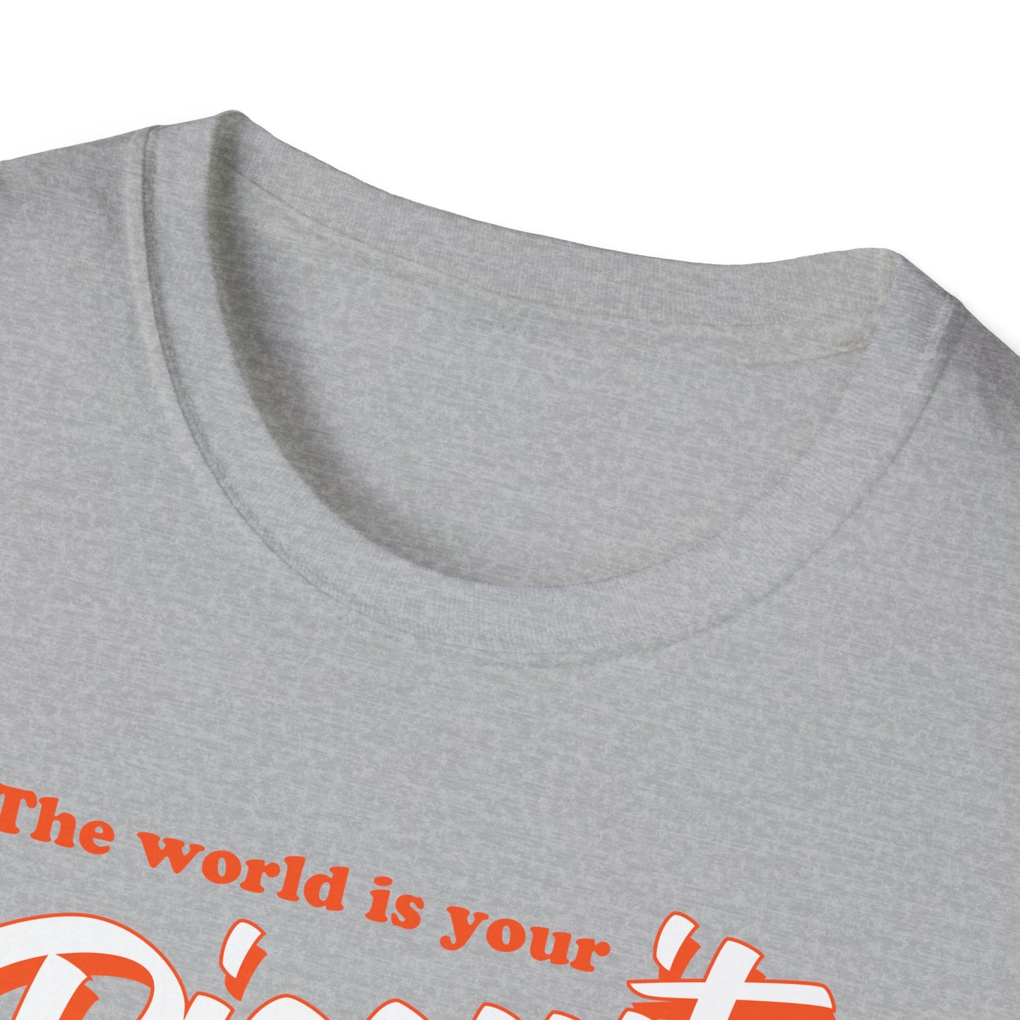 The World Is Your Biscuit - Unisex Softstyle T-Shirt - Charcoal