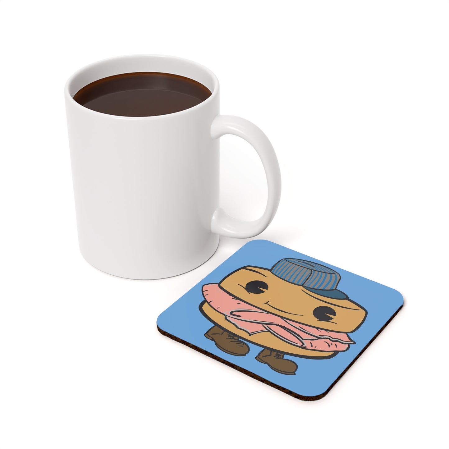 Country Ham - Cork Back Coaster