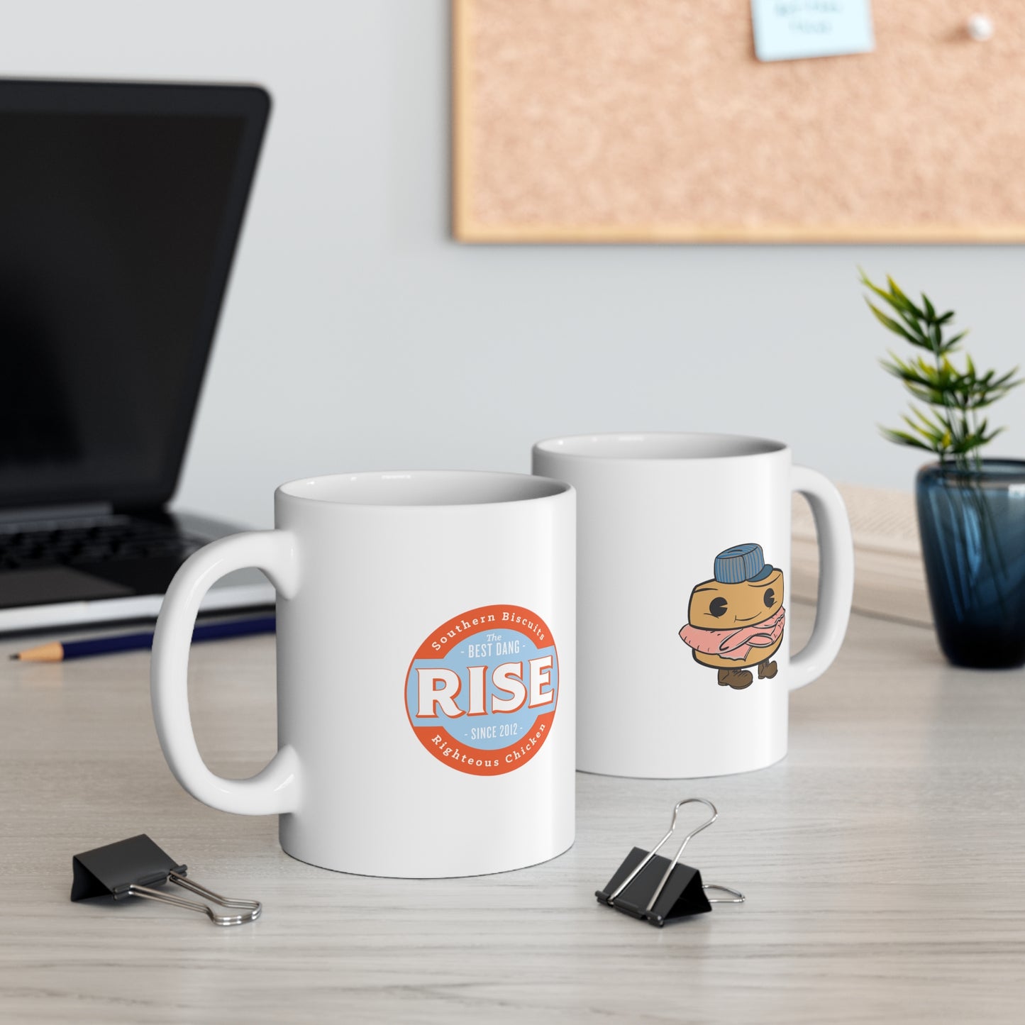 Country Ham Biscuit - Rise Ceramic Mug 11oz