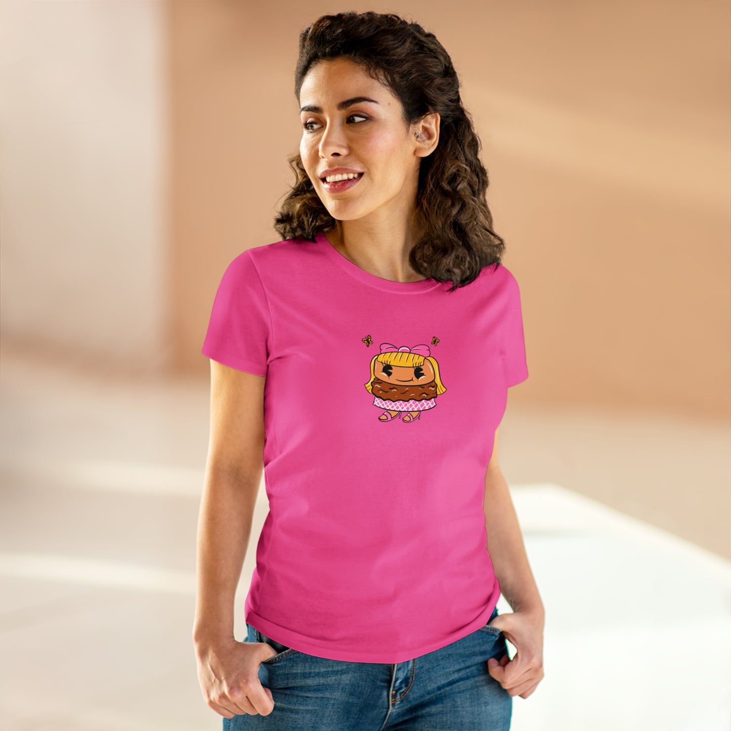Rise Biscuit Doll T-Shirt - Pink