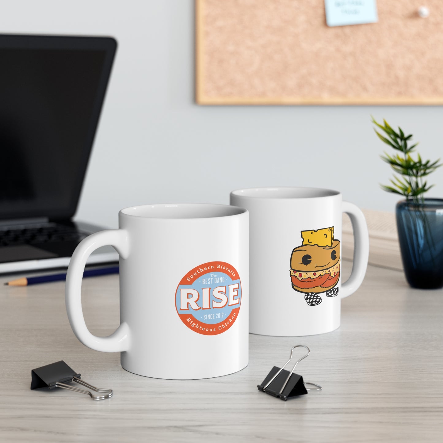 Fried Green Tomato Biscuit - Rise Ceramic Mug 11oz