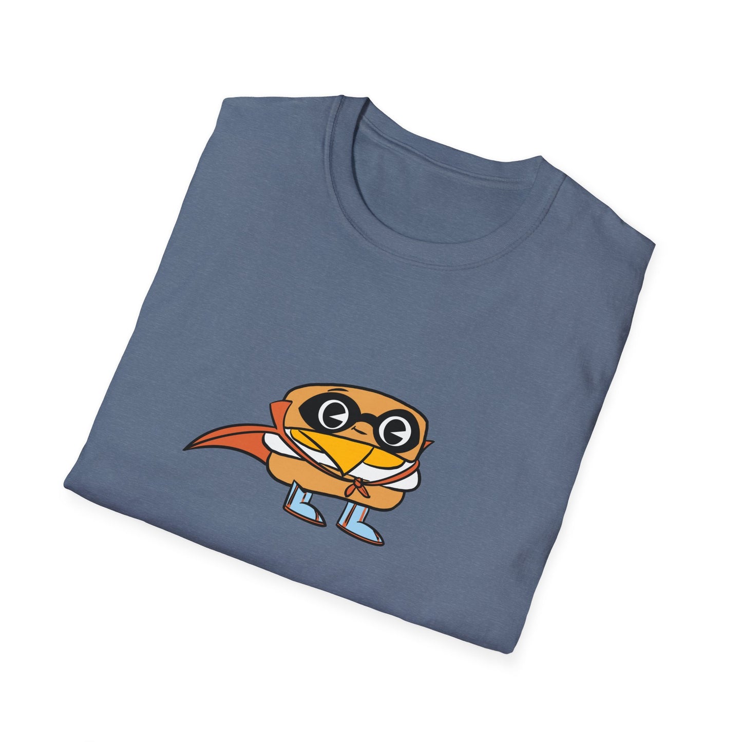Superhero Biscuit - Unisex Softstyle T-Shirt - Charcoal