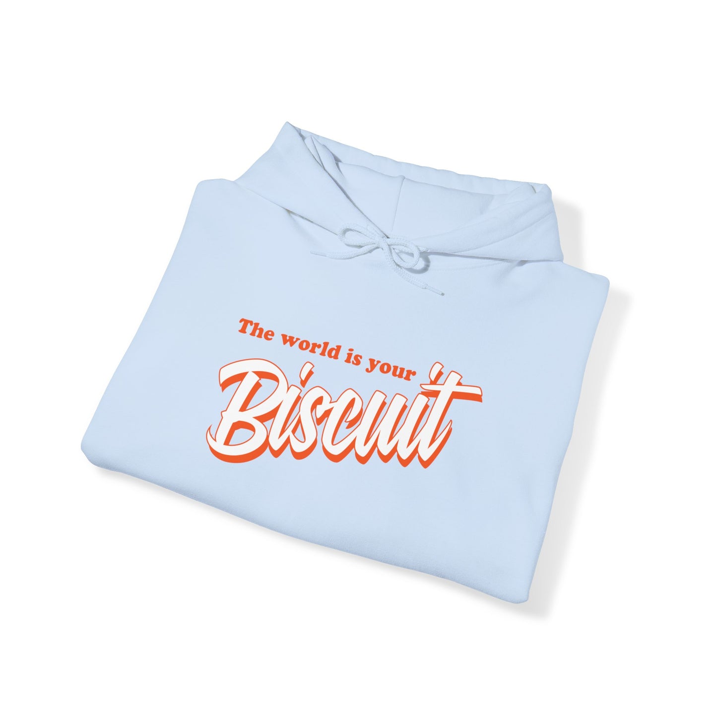 The World is Your Biscuit - Unisex Heavy Blend™ Hooded Sweatshirt