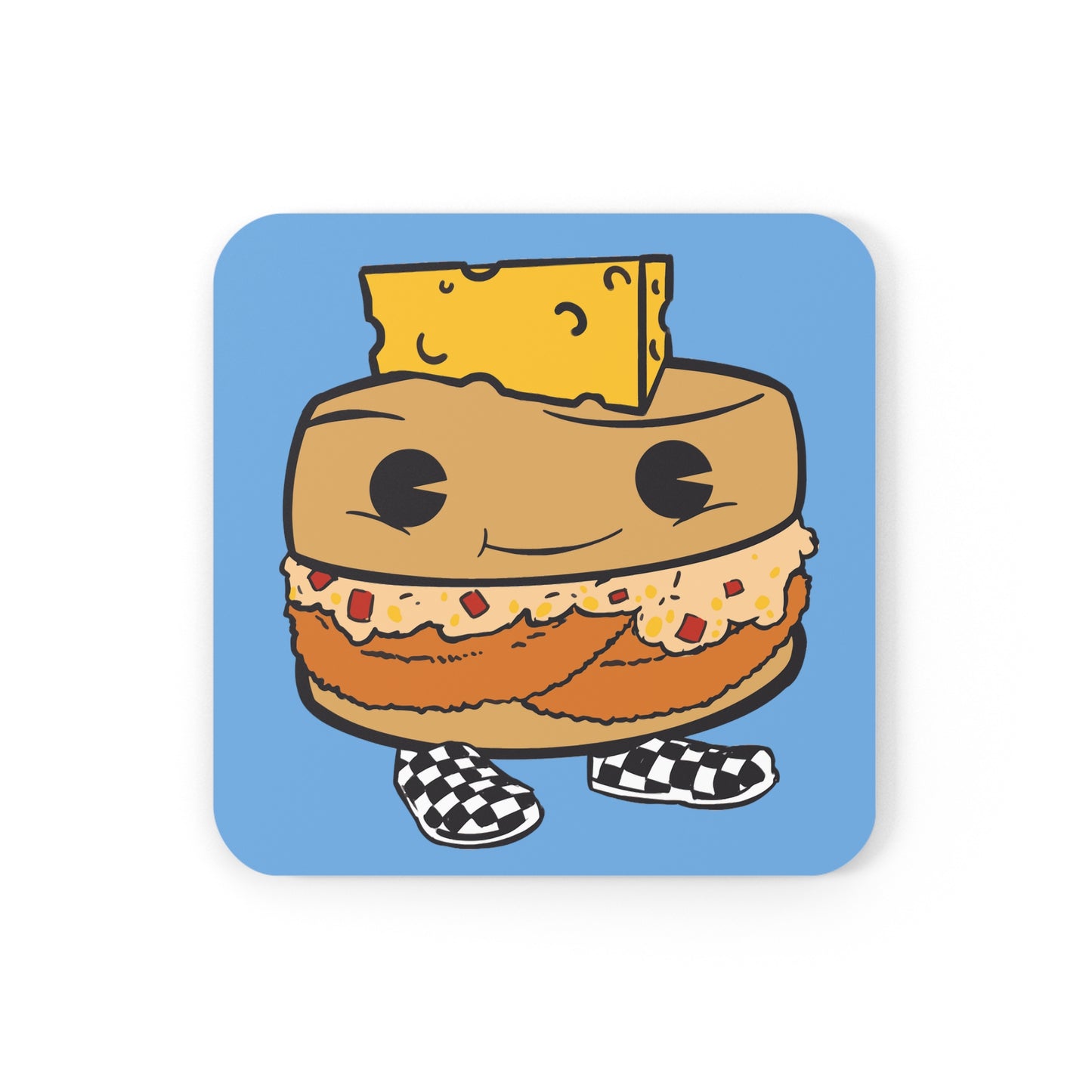 Fried Green Tomato - Cork Back Coaster