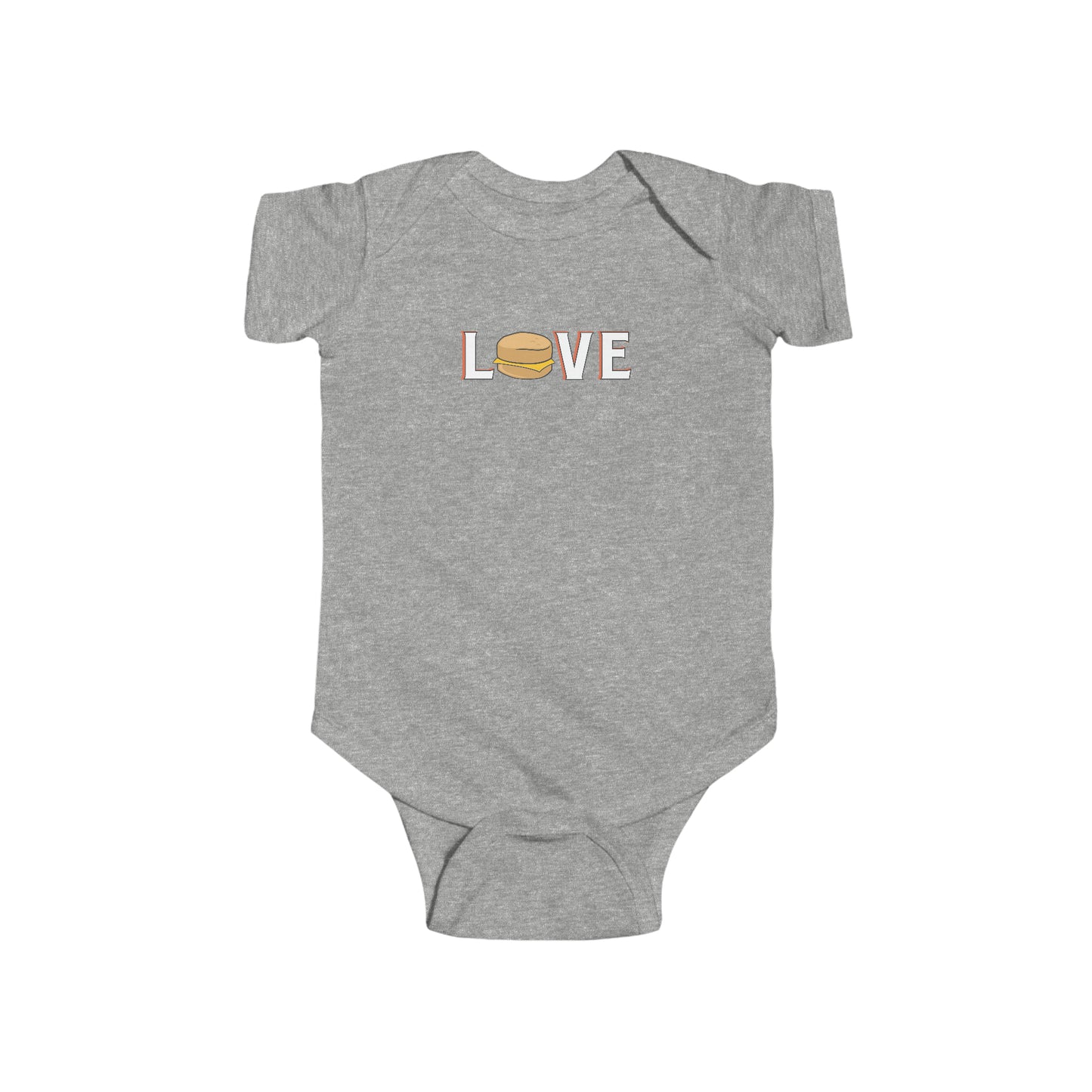Rise - Biscuit Love - Infant Bodysuit- Heather