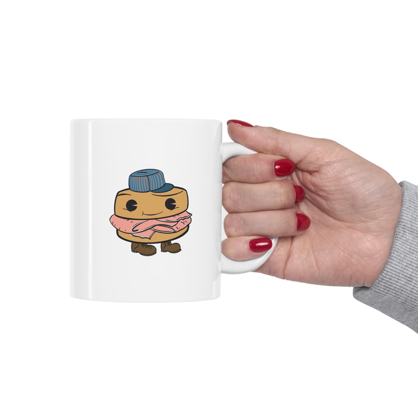 Country Ham Biscuit - Rise Ceramic Mug 11oz