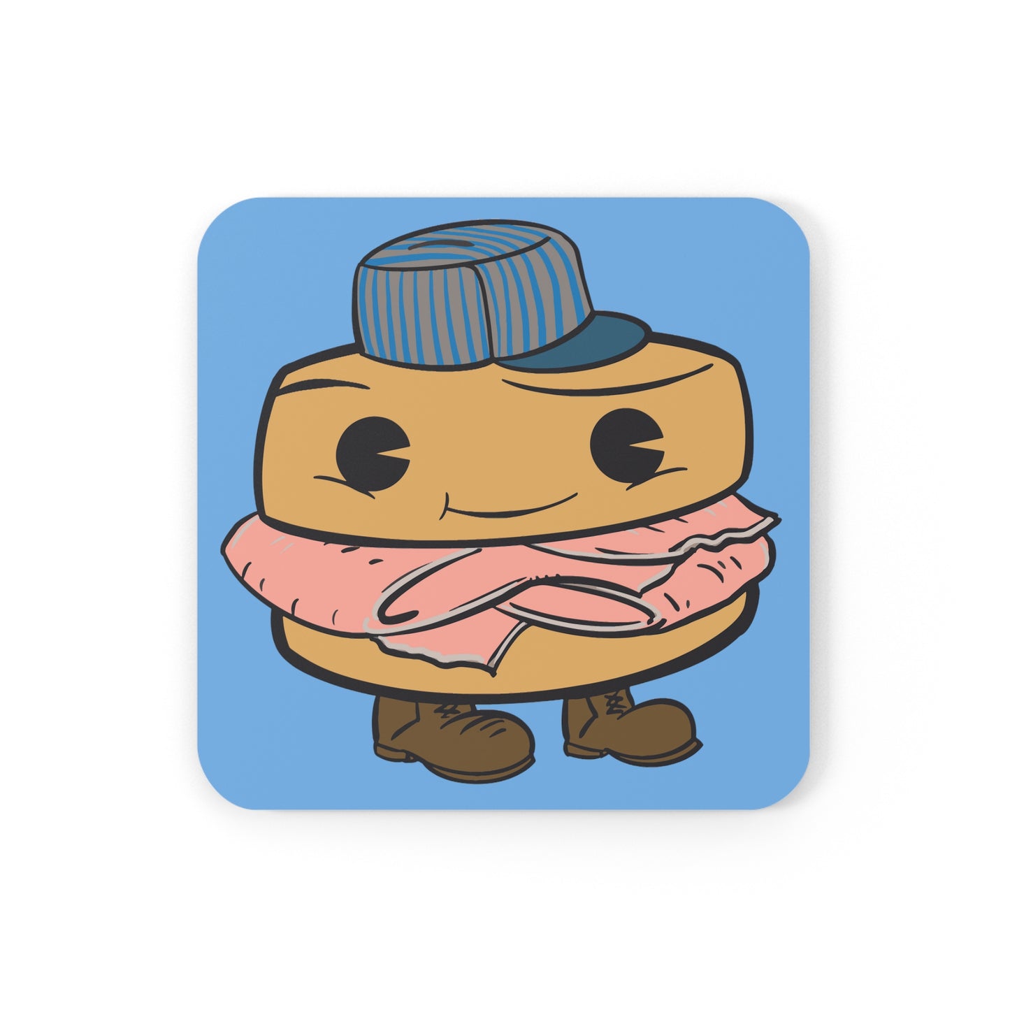 Country Ham - Cork Back Coaster