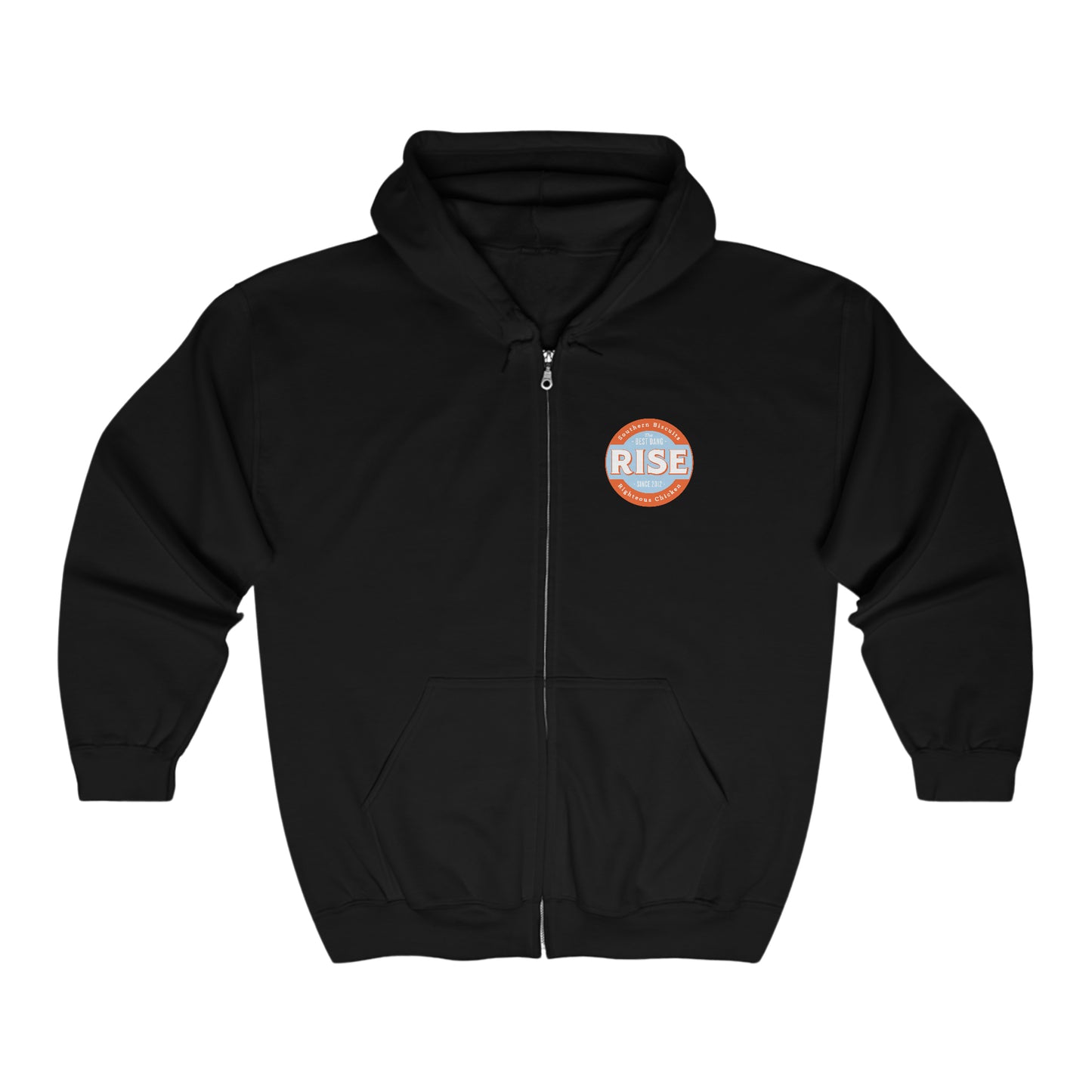 Rise Unisex Full Zip Hooded Sweatshirt