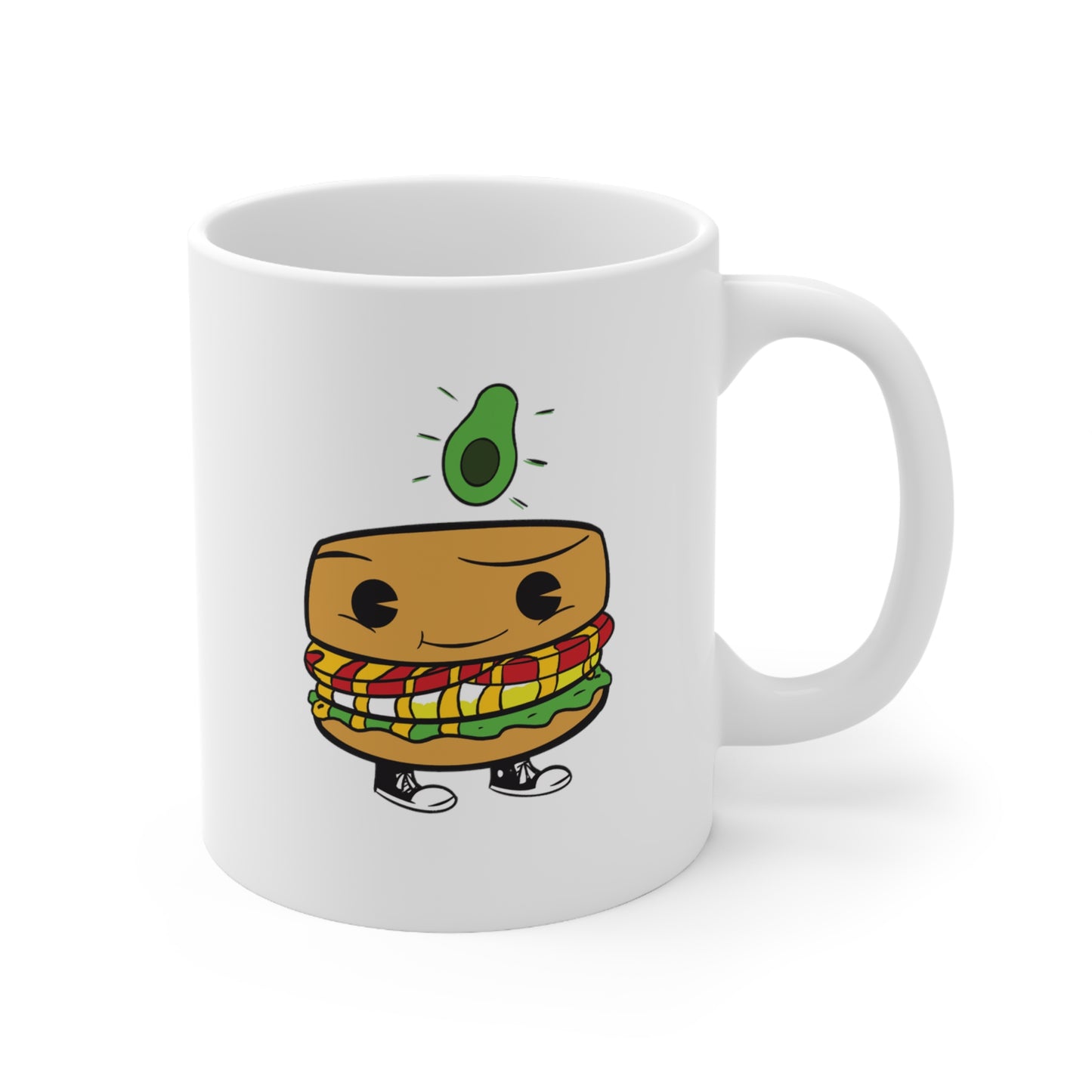 Avocado Toast Biscuit - Rise Ceramic Mug 11oz