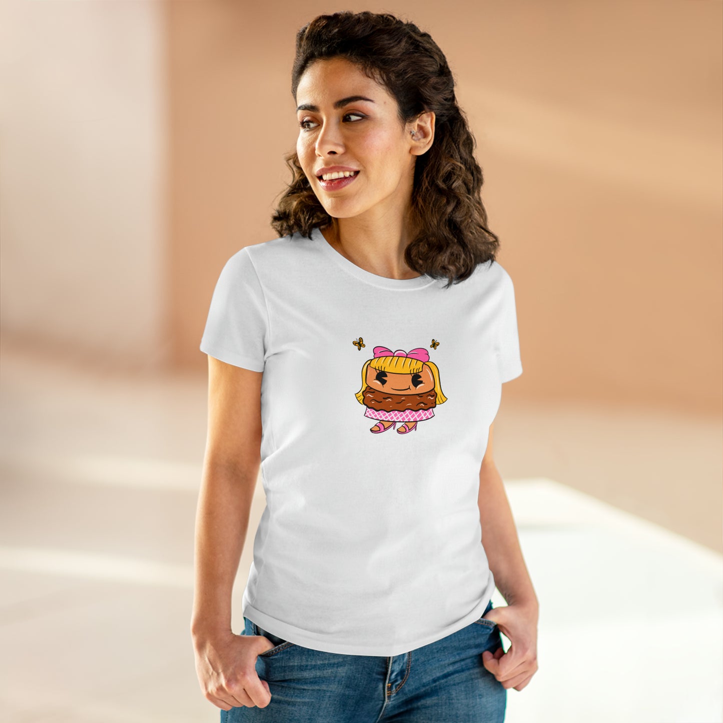 Rise Biscuit Doll T-Shirt - White