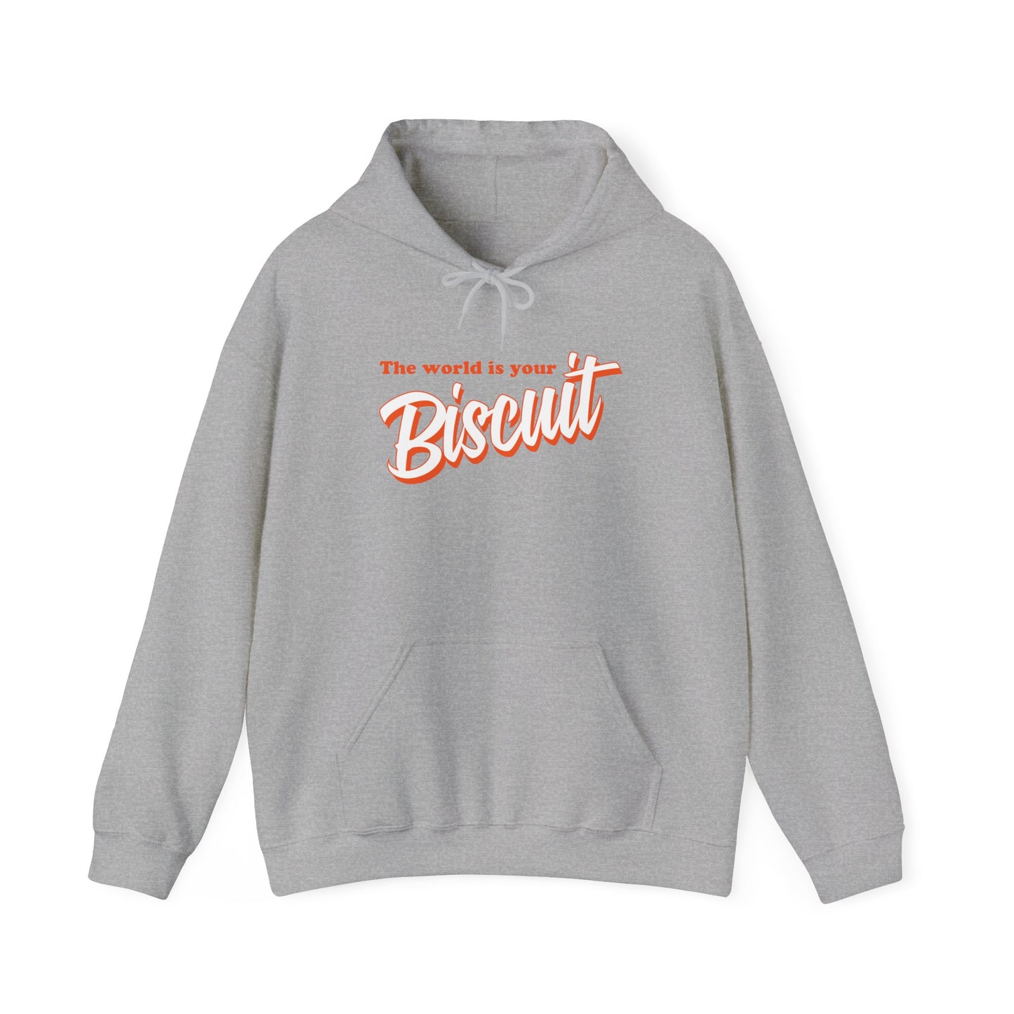 The World is Your Biscuit - Unisex Heavy Blend™ Hooded Sweatshirt