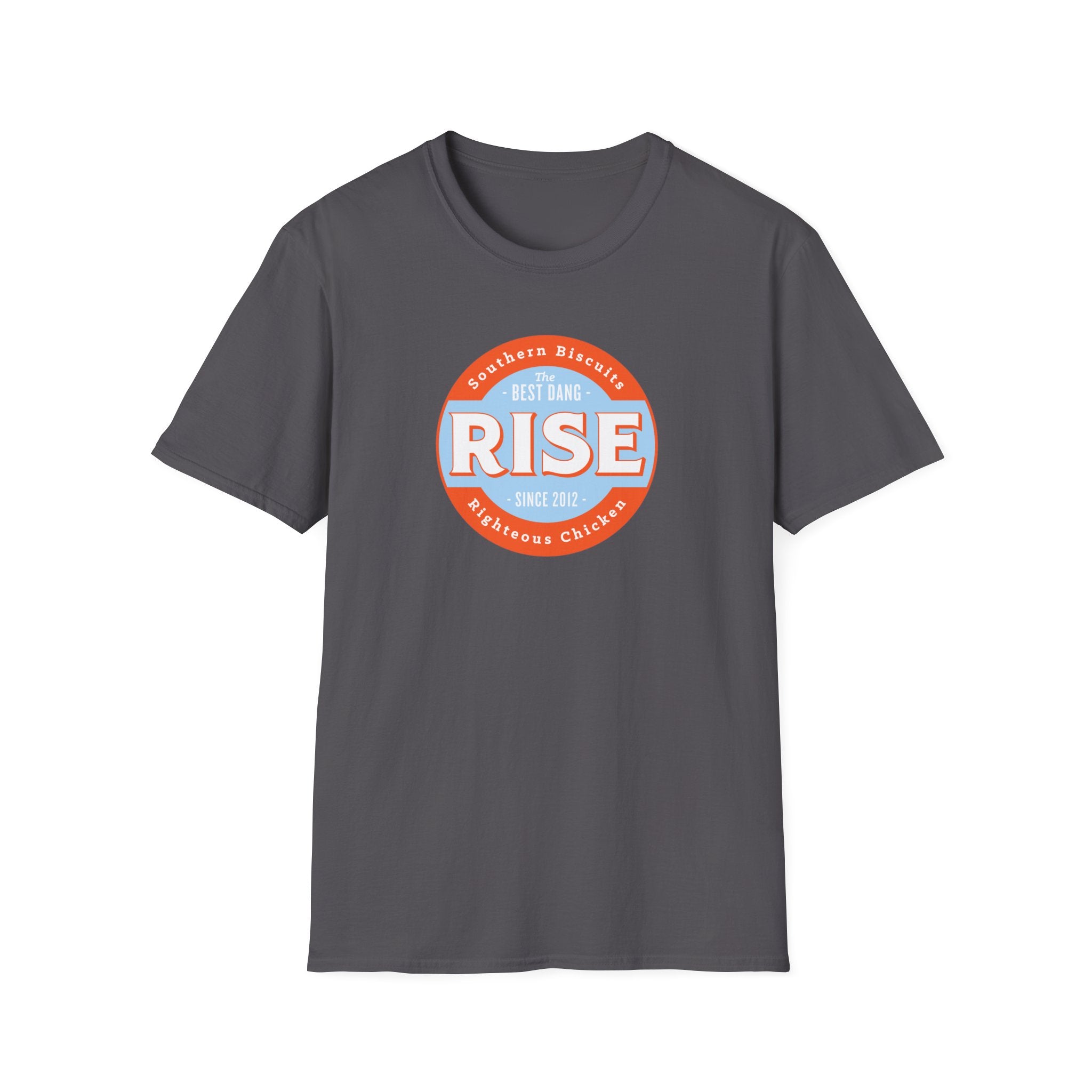Rise - Unisex Softstyle T-Shirt - Charcoal – Rise Merchandise