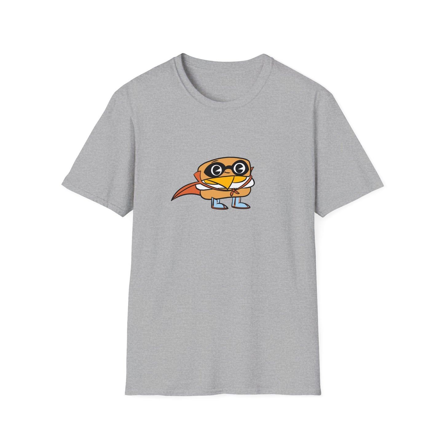 Superhero Biscuit - Unisex Softstyle T-Shirt - Charcoal