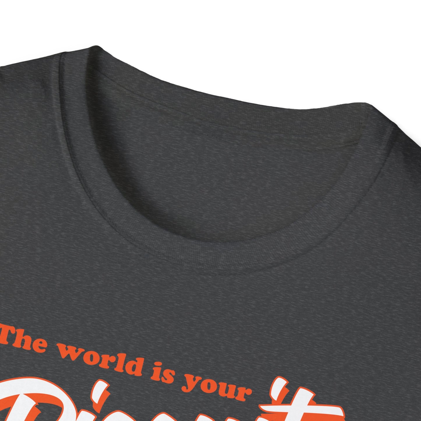 The World Is Your Biscuit - Unisex Softstyle T-Shirt - Charcoal